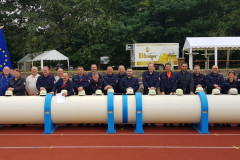 Die Gruppen Völklingen 1 & 2 mit Wertungsrichtern aus Luxemburg