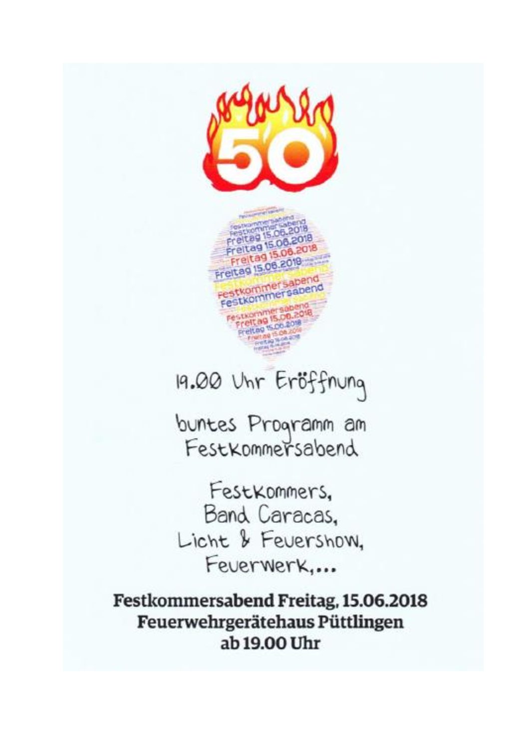 Tag der offenen Tür - Löschbezirk Püttlingen mit Festkommers 50 Jahre Jugendfeuerwehr