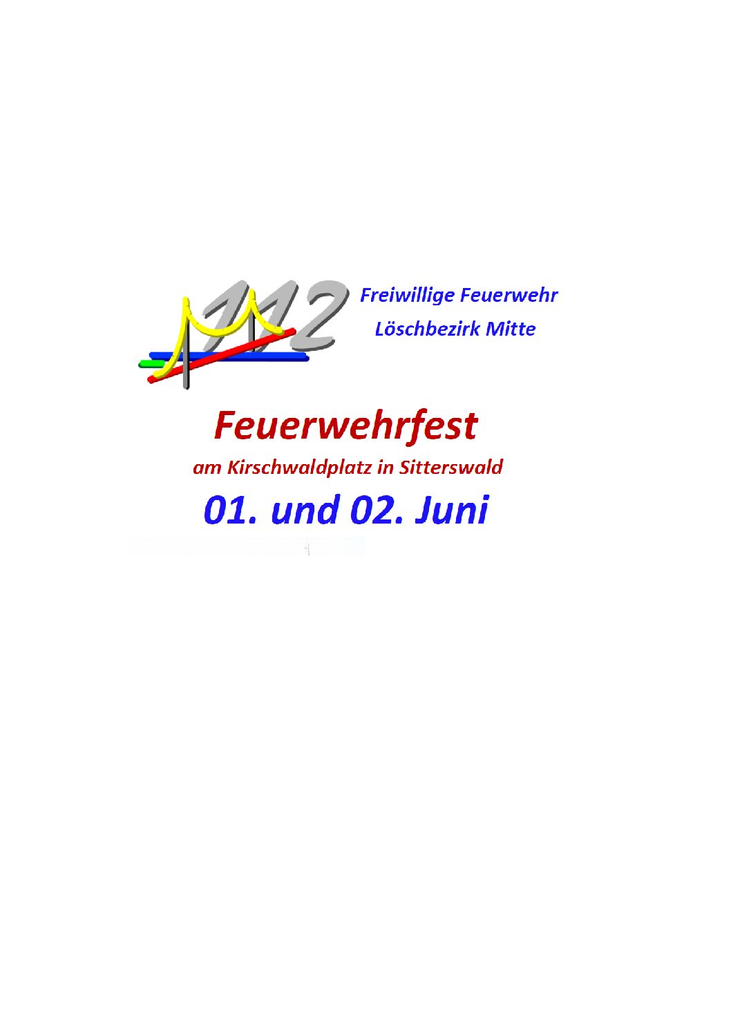 Feuerwehrfest in Sitterswald